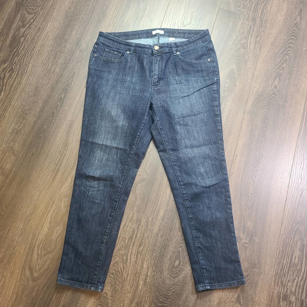 Coldwater Creek dark wash denim jeans